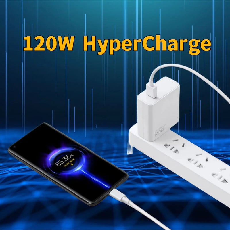 Carregador Xiaomi Turbo Fast Charge 120W