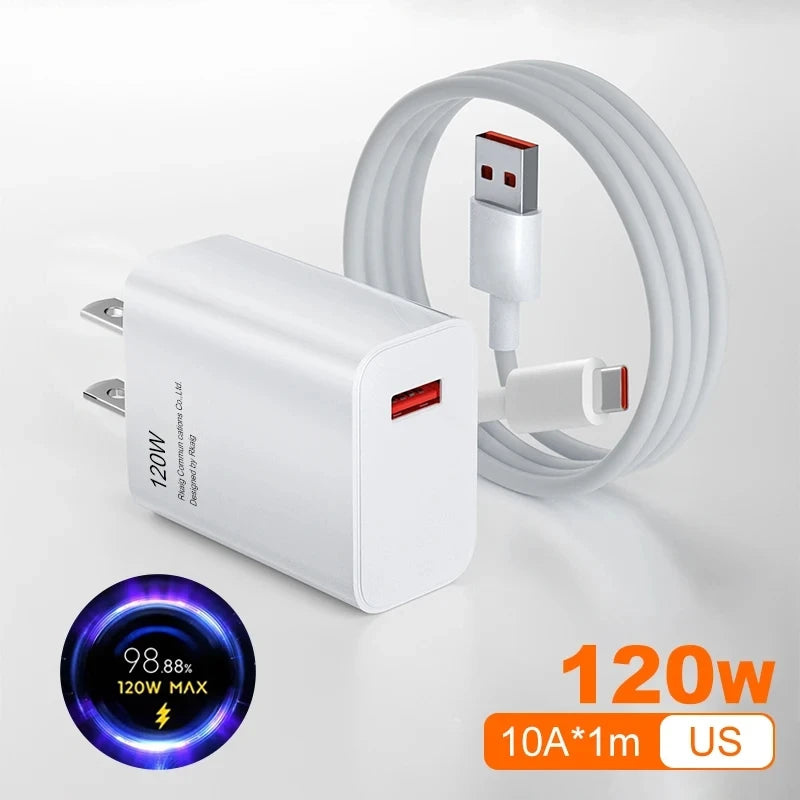 Carregador Xiaomi Turbo Fast Charge 120W