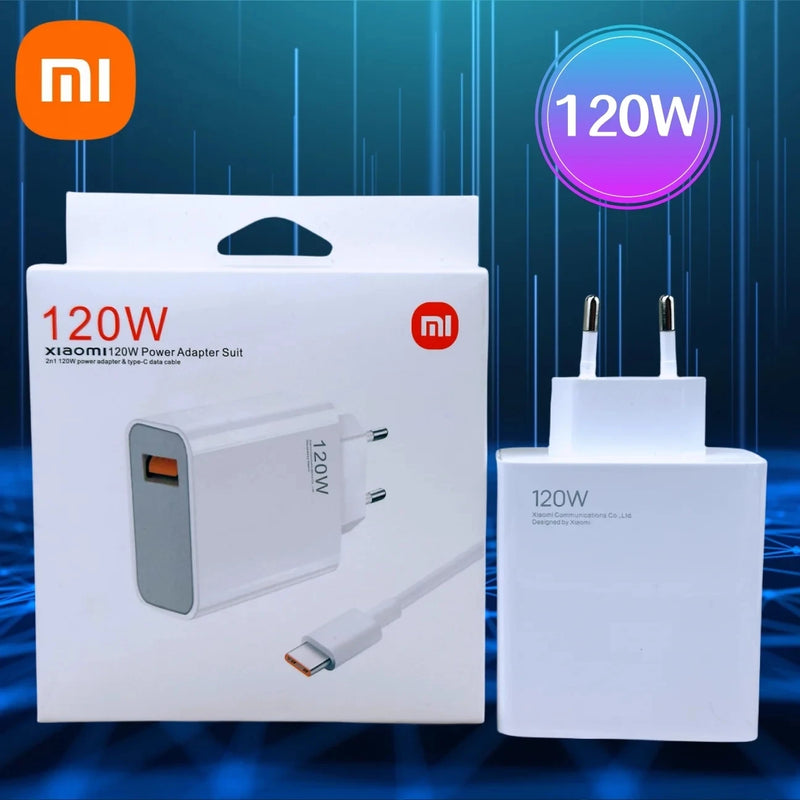 Carregador Xiaomi Turbo Fast Charge 120W