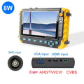 CCTV Tester 5 em 1 Camera Monitor 4K AHD/CVI/TVI CVBS Analog Cameras Tester com HDMI VGA Input CFTV CCTV Mini Monitor